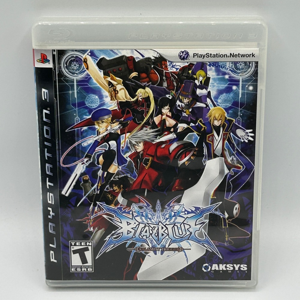 BlazBlue Calamity Trigger Sony PlayStation 3 PS3 2009 Anime Teen Complete in Box